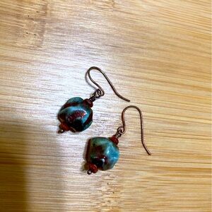 Aqua marble earrings 🩵